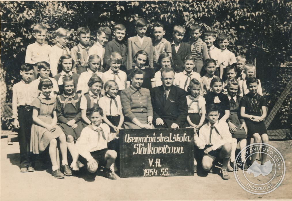 Nyolcosztályos SŠ 1954-55 5.A (1943)